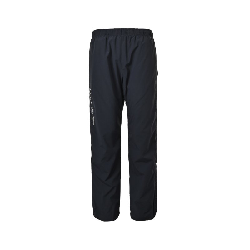 Dior Homme Navy Baggy Track Pants with Side Logo view
