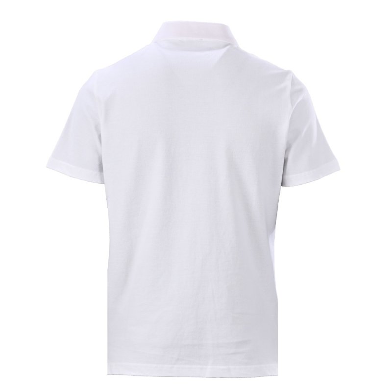 Dior White Embroidered Polo Shirt view