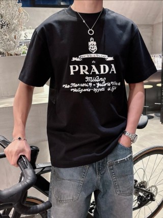 Prada Milano Black Graphic T-Shirt
