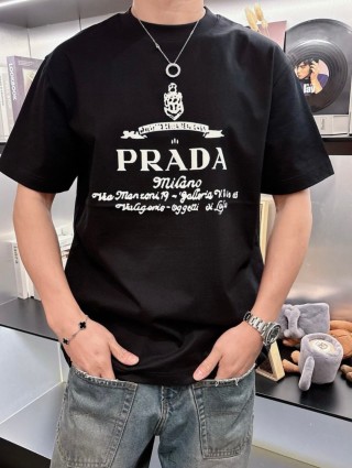 Prada Milano Black Graphic T-Shirt view 8