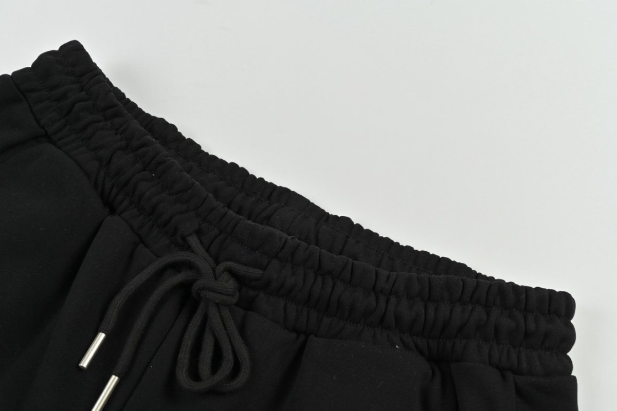 Burberry Black Monogram Logo Jogger Pants view