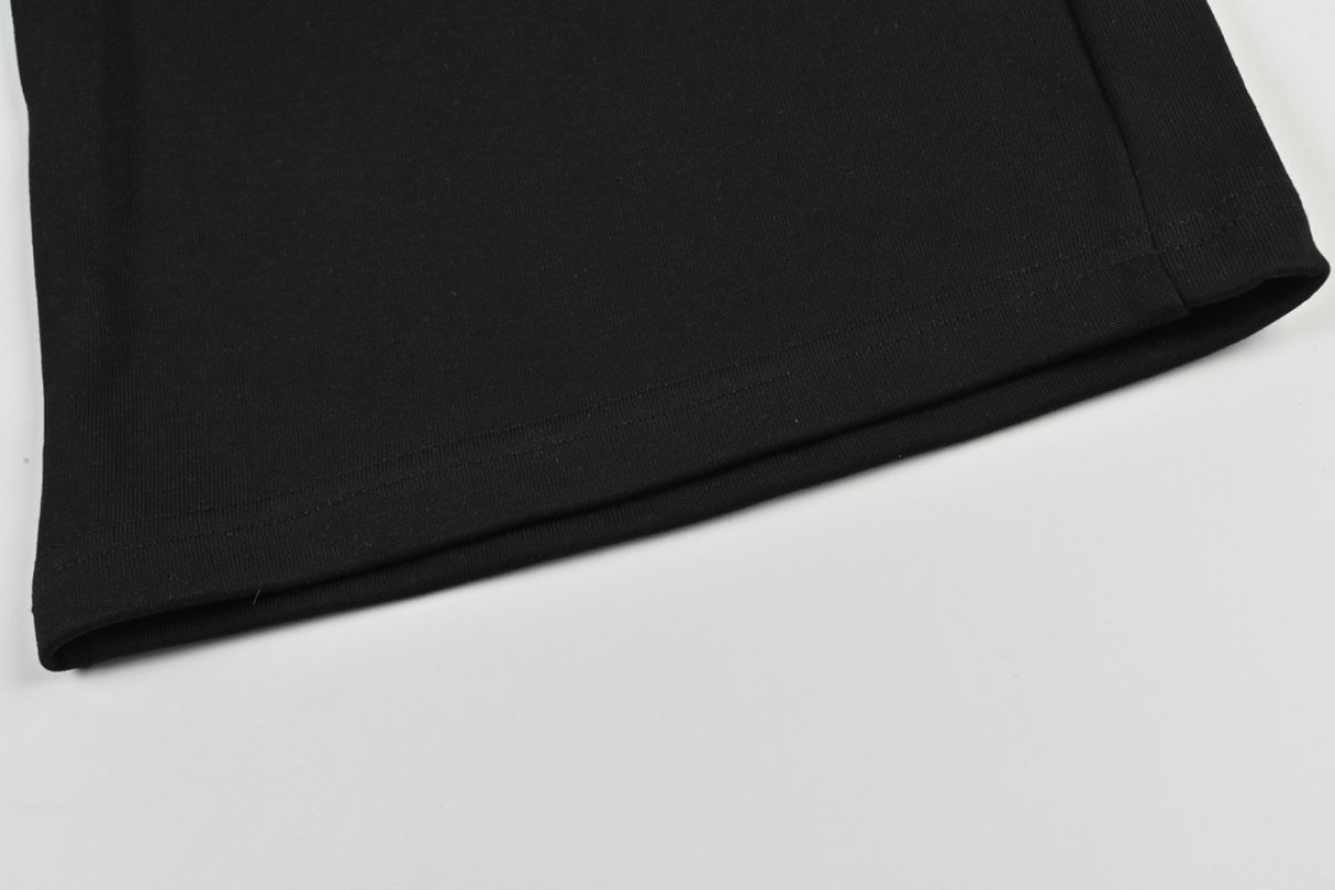 Burberry Black Monogram Logo Jogger Pants view