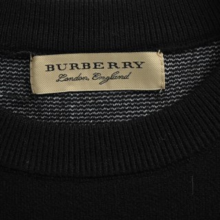 Burberry EKD Knight Jacquard Crew Neck Sweater Black view 5