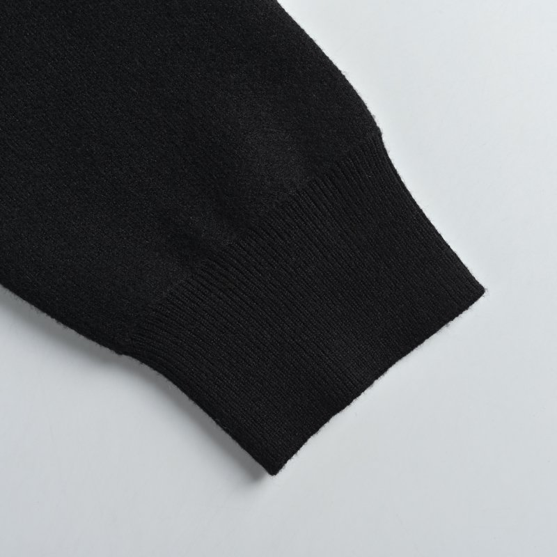 Burberry EKD Knight Jacquard Crew Neck Sweater Black view