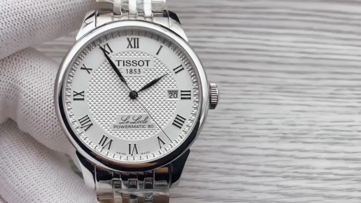 Tissot Le Locle Powermatic 80 Steel Black Dial Men's Watch