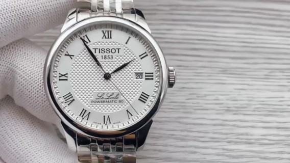 Tissot Le Locle Powermatic 80 Steel Black Dial Men's Watch