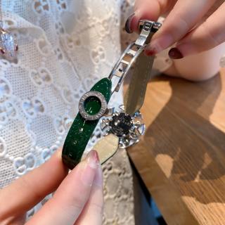 Bulgari Divas' Dream Emerald Crystal Rose Gold Watch view 6