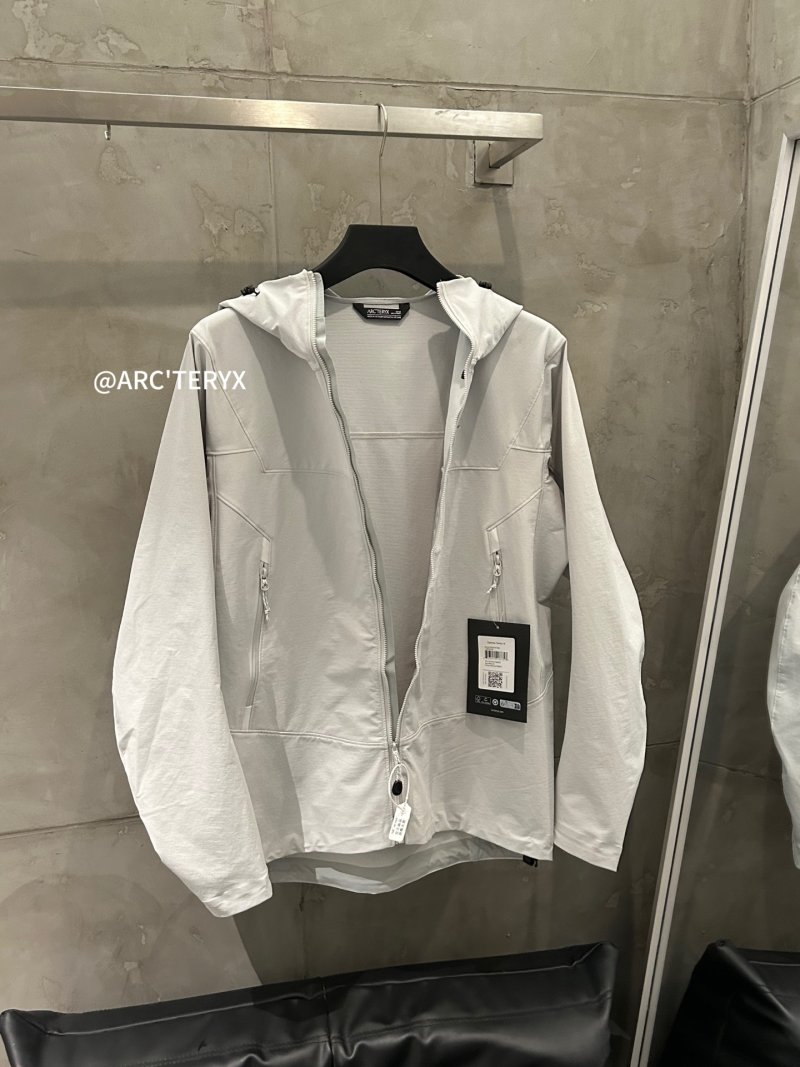 Arc'teryx Soft Shell Zip Hoodie – Mystique Grey