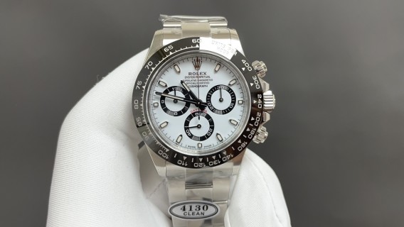 Rolex Daytona Panda 40mm Chronograph White Dial