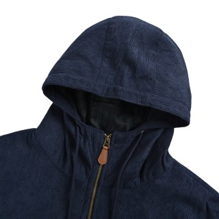 Ralph Lauren Pony Corduroy Hooded Jacket Navy view 4