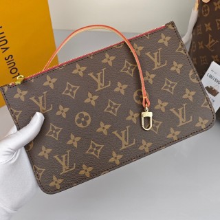 Louis Vuitton Neverfull Monogram Canvas Tote with Detachable Pouch view 8