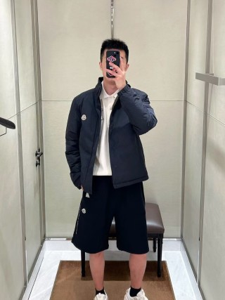 Moncler Black Down Jacket view 3