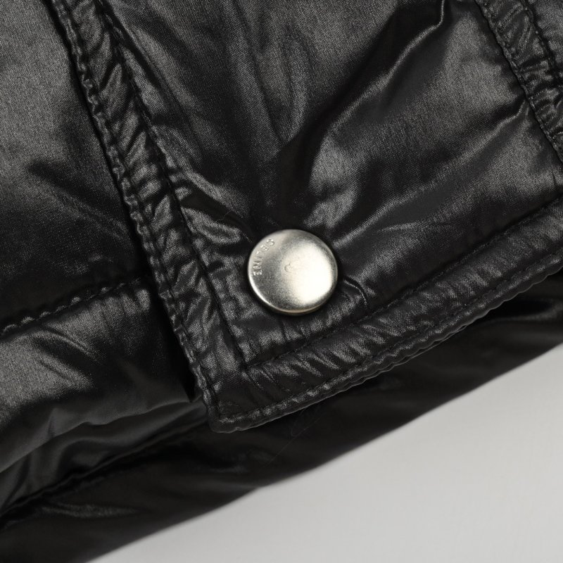 Essentials Black Puffer Down Jacket view