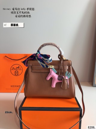 Hermès Kelly 25 Handbag - Chocolate Brown Leather