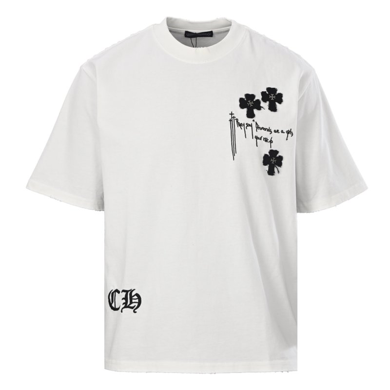 Chrome Hearts White Cross Graphic T-Shirt view