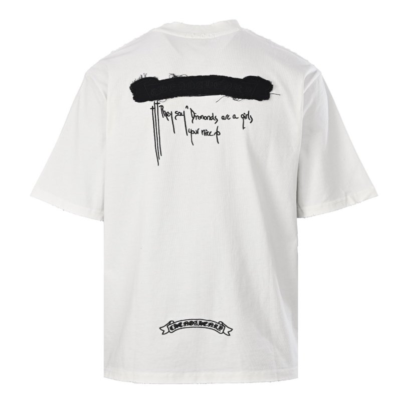 Chrome Hearts White Cross Graphic T-Shirt view