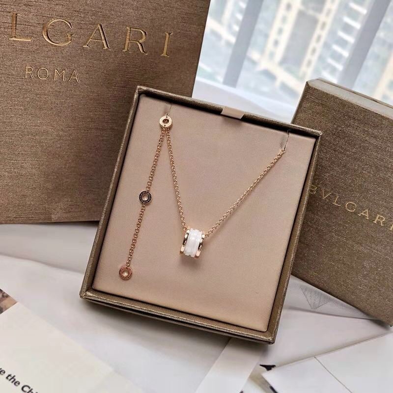 Bulgari B.Zero1 Ceramic White Gold Necklace