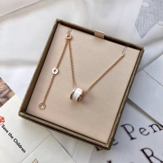 Bulgari B.Zero1 Ceramic White Gold Necklace view 2