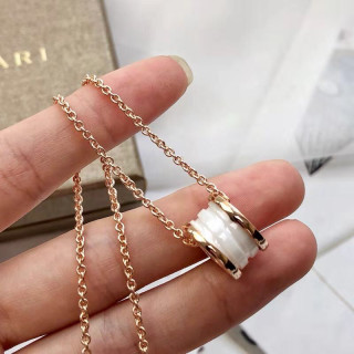 Bulgari B.Zero1 Ceramic White Gold Necklace view 5