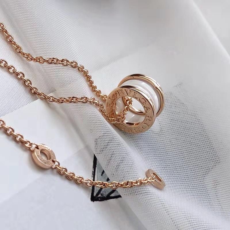 Bulgari B.Zero1 Ceramic White Gold Necklace view