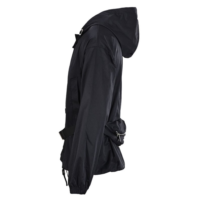 Stone Island Navy Hooded Nylon Jacket view