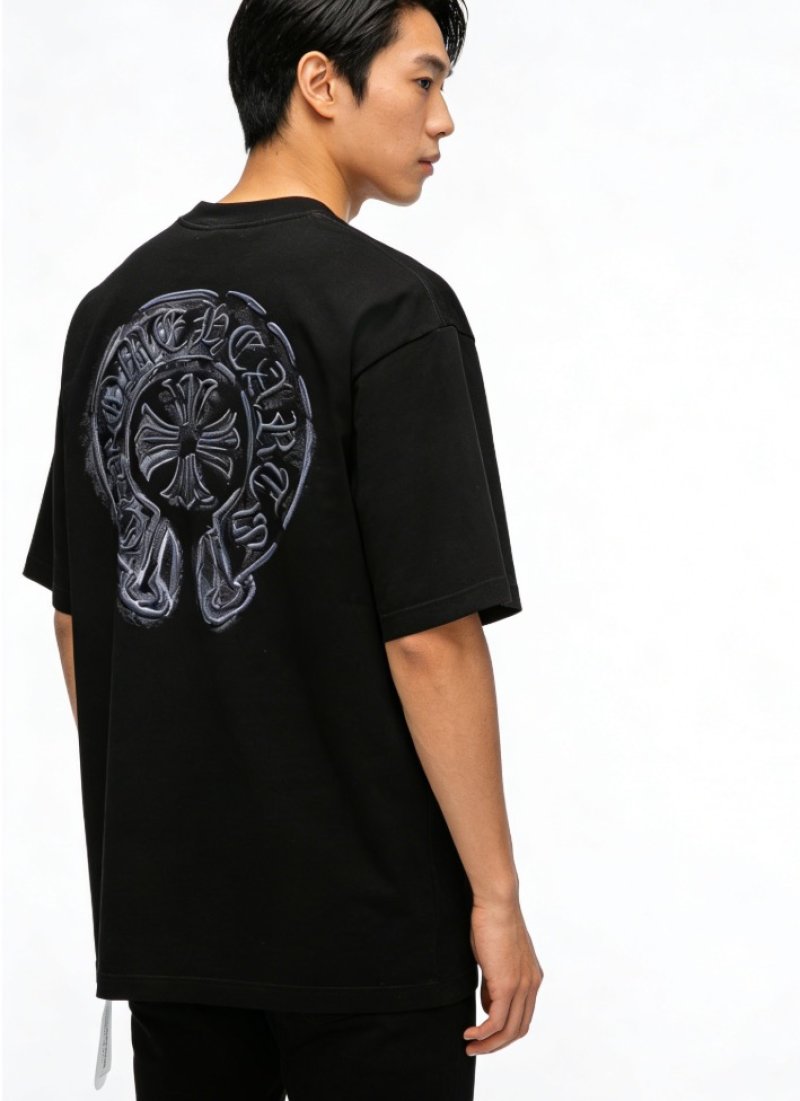 Chrome Hearts Black Cross Emblem T-Shirt