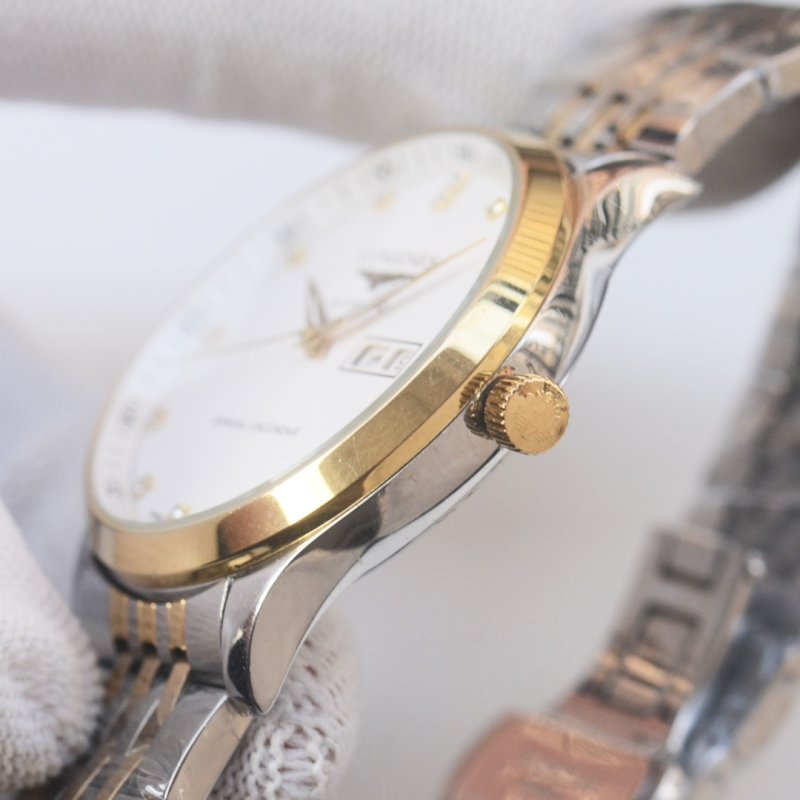 Longines Annual Calendar Automatic Watch 40mm Silver view