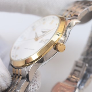 Longines Annual Calendar Automatic Watch 40mm Silver view 7