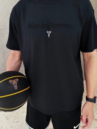 Mamba Forever Black Graphic T-Shirt