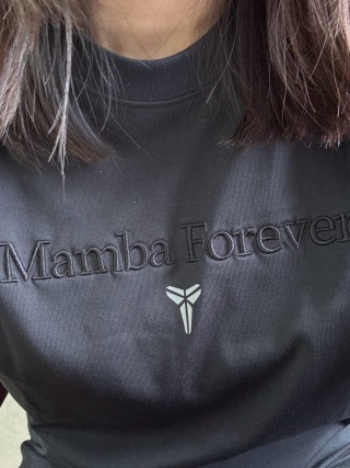 Mamba Forever Black Graphic T-Shirt view 2