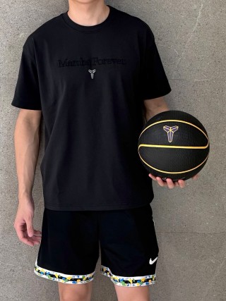 Mamba Forever Black Graphic T-Shirt view 4