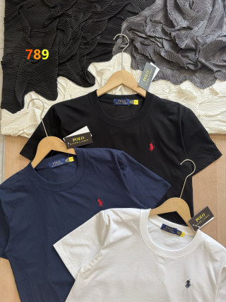 Polo Ralph Lauren Classic Pony Embroidered T-Shirt Navy view 7