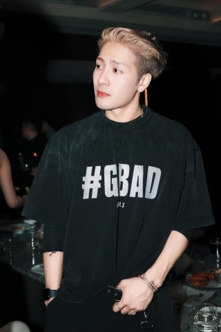 Black Hashtag Graphic Short Sleeve T-Shirt view 4