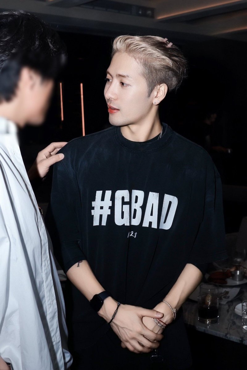 Black Hashtag Graphic Short Sleeve T-Shirt view