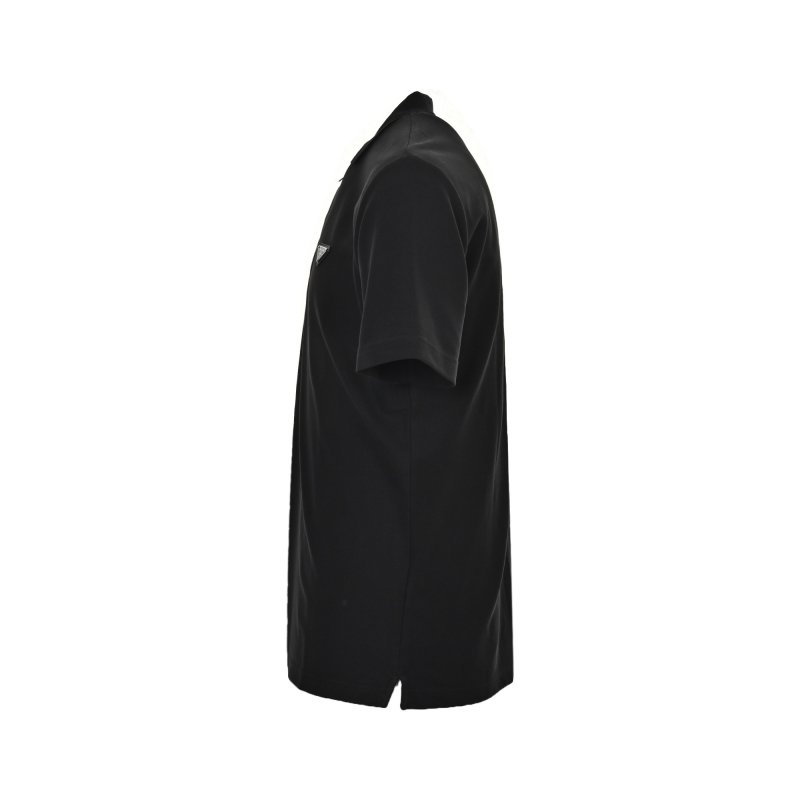 Prada Black Short-Sleeve Polo Shirt view