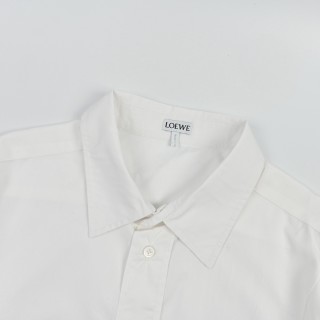 Loewe Chest Pocket Embroidered Logo White Shirt view 5