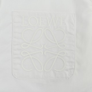 Loewe Chest Pocket Embroidered Logo White Shirt view 8