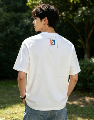 Fendi Multicolor Logo Pocket White T-Shirt view 9