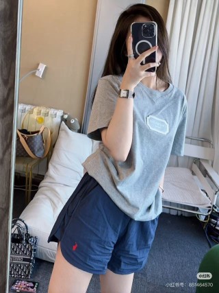 Polo Ralph Lauren Navy Embroidered Shorts