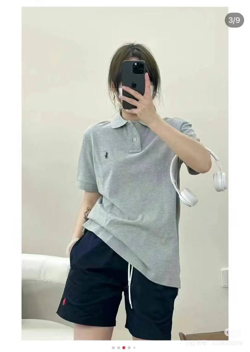 Polo Ralph Lauren Navy Embroidered Shorts view