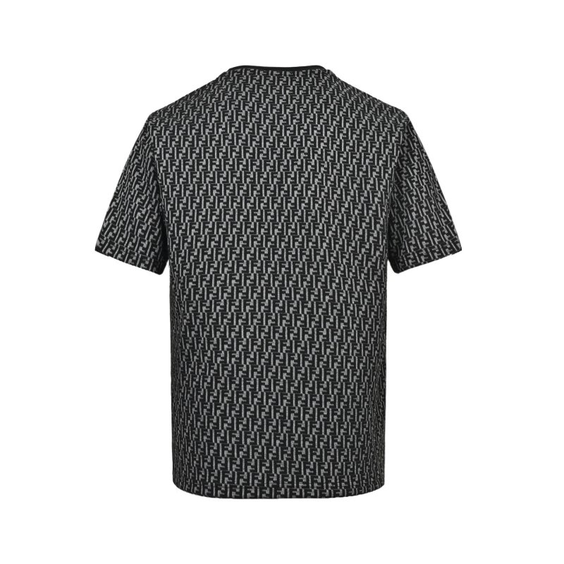 Fendi FF Monogram Black Short-Sleeve T-Shirt view