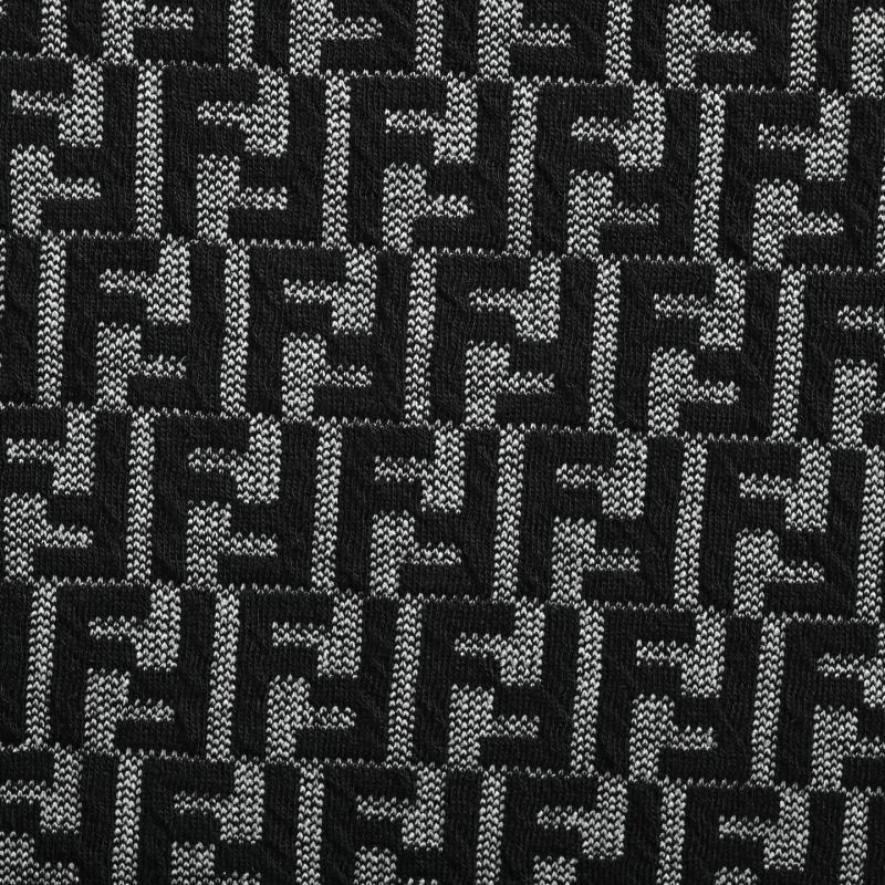 Fendi FF Monogram Black Short-Sleeve T-Shirt view