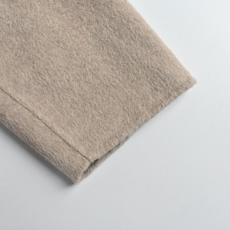 Oversized Wool Blend Overshirt Jacket Beige view
