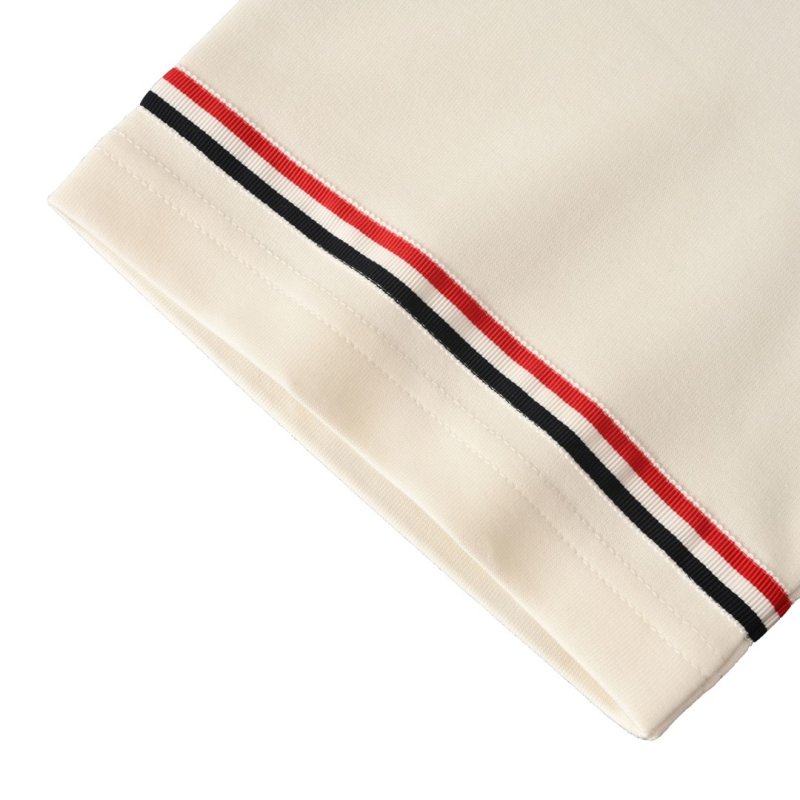 Thom Browne Striped Sleeve White T-Shirt view