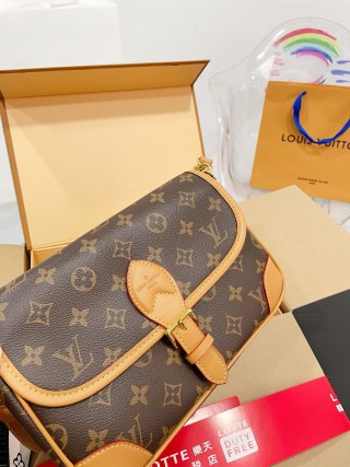 Louis Vuitton Monogram Crossbody Bag - Brown/Tan view 2