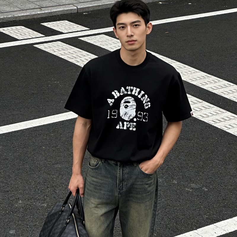 A Bathing Ape 1993 Logo Black T-Shirt view