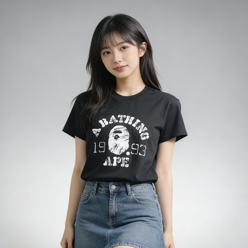 A Bathing Ape 1993 Logo Black T-Shirt view
