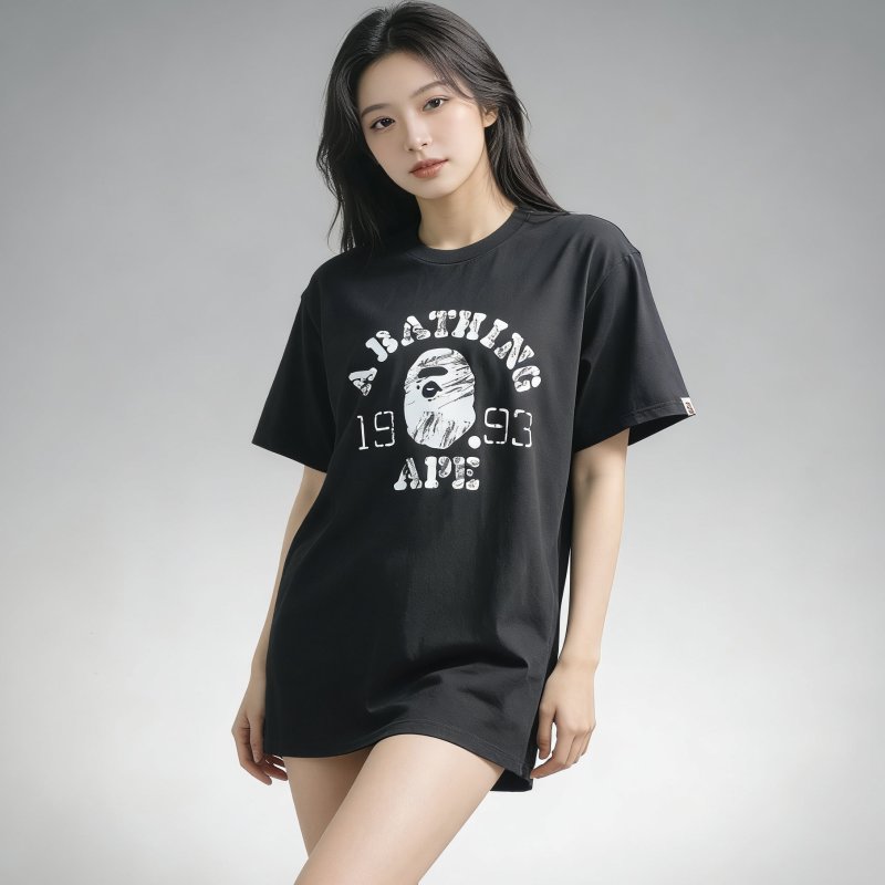 A Bathing Ape 1993 Logo Black T-Shirt view