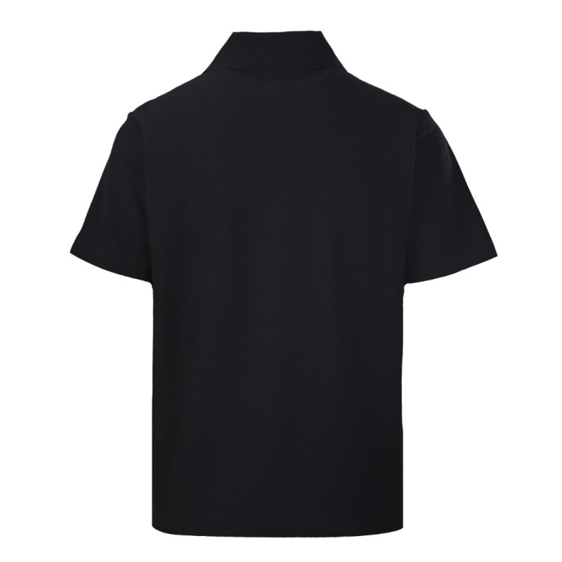 Burberry Black Polo Shirt with EKD Embroidery view