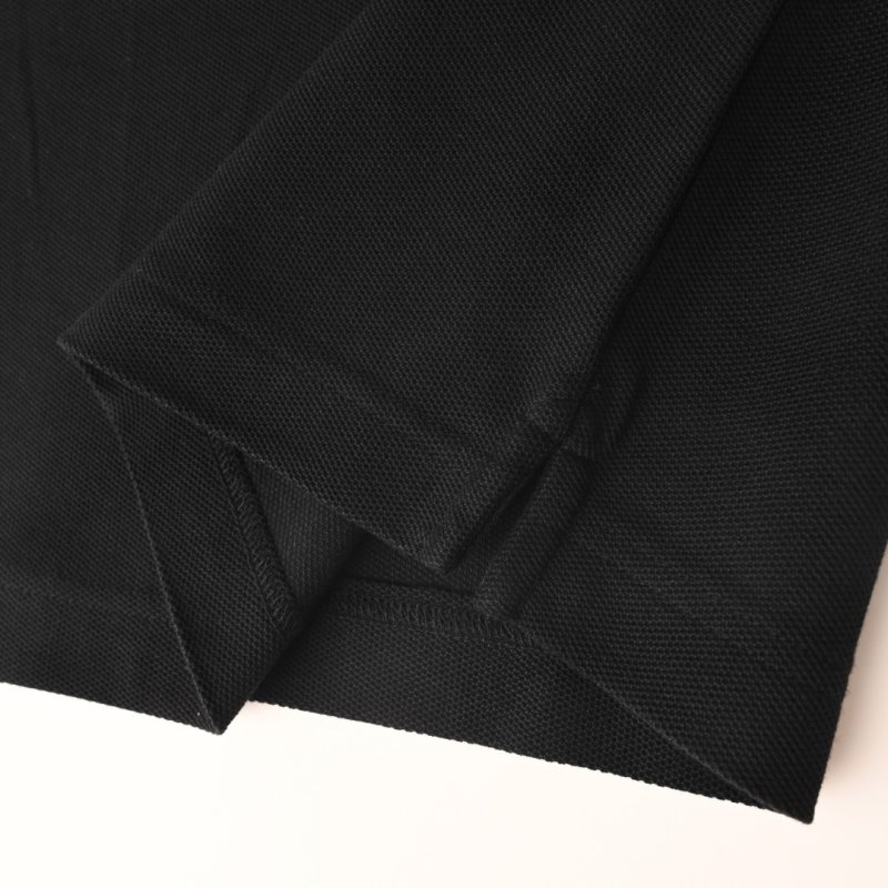 Burberry Black Polo Shirt with EKD Embroidery view